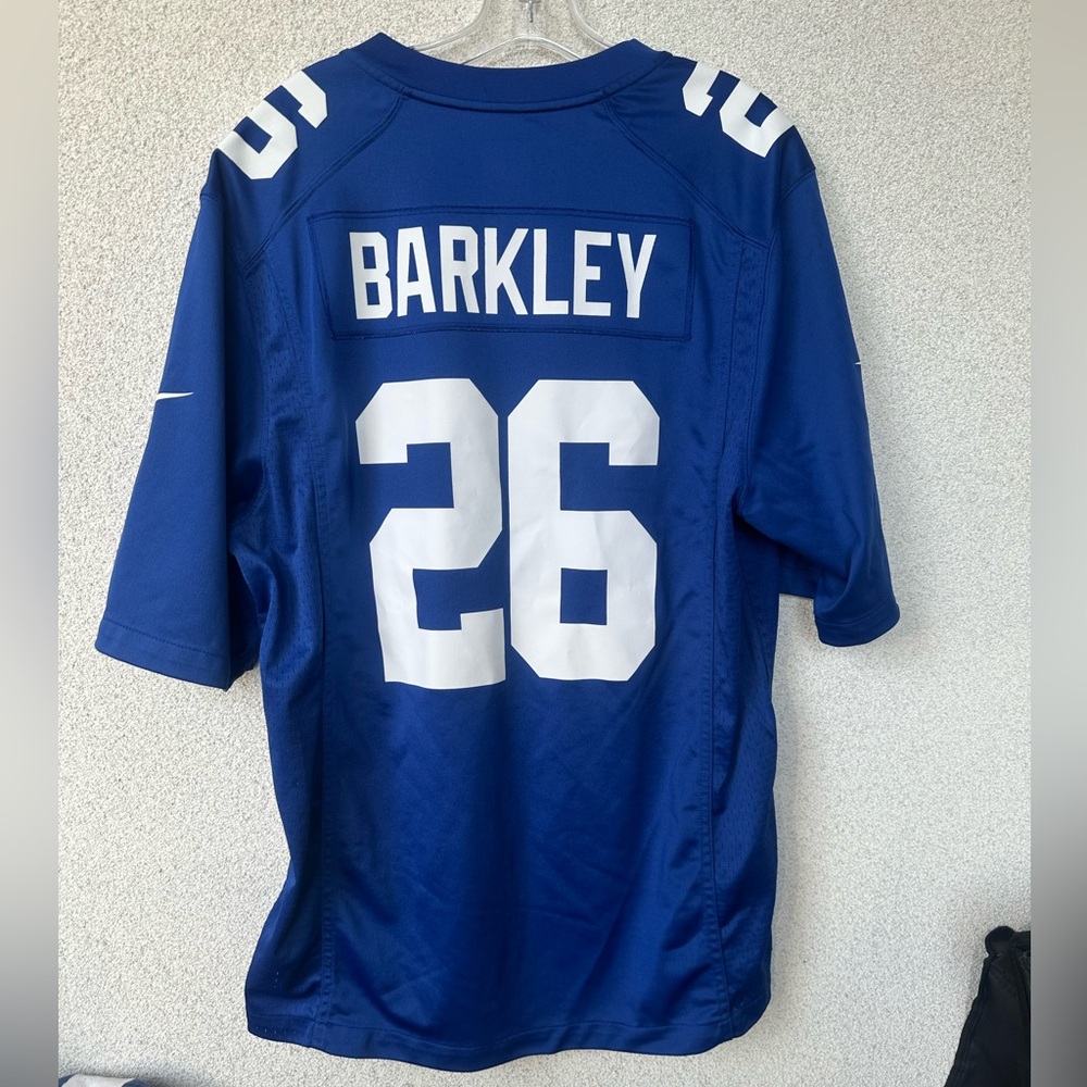 Giants Saquan Barkley #26 On The Field Jersey - Large - Picture 2 of 7